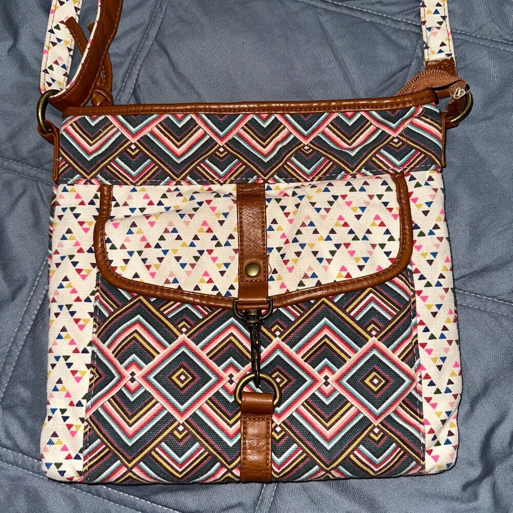 Mandala Crossbody Bag Aztec Vibrant Small Satchel Purse Western - Picture 5 of 10